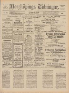 Norrköpings Tidningar Onsdagen den 23 Juli 1890