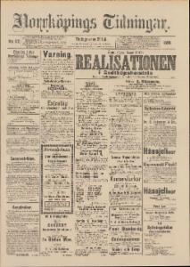 Norrköpings Tidningar Tisdagen den 29 Juli 1890