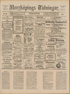 Sida 1 Norrköpings Tidningar 1890-08-13