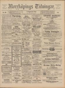 Sida 1 Norrköpings Tidningar 1890-09-05