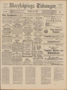 Sida 1 Norrköpings Tidningar 1890-09-10