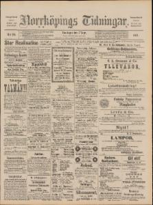 Norrköpings Tidningar Onsdagen den 17 September 1890