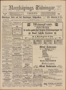 Sida 1 Norrköpings Tidningar 1890-09-20