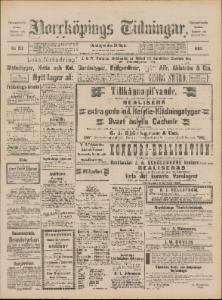 Sida 1 Norrköpings Tidningar 1890-09-24