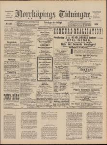 Norrköpings Tidningar Torsdagen den 25 September 1890