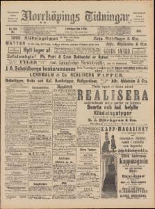 Sida 1 Norrköpings Tidningar 1890-10-04