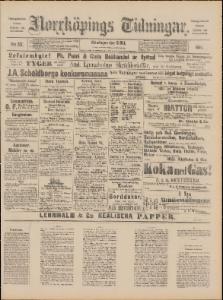 Sida 1 Norrköpings Tidningar 1890-10-13