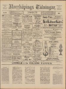 Sida 1 Norrköpings Tidningar 1890-10-17