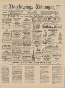 Norrköpings Tidningar Måndagen den 20 Oktober 1890