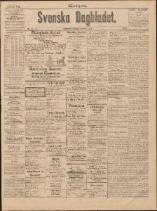 Sida 1 Svenska Dagbladet 1890-03-18