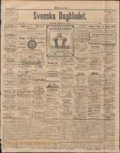 Svenska Dagbladet Måndagen den 12 Maj 1890