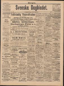 Sida 1 Svenska Dagbladet 1890-09-27