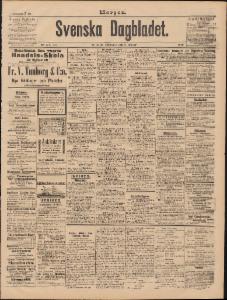 Svenska Dagbladet Måndagen den 6 Oktober 1890