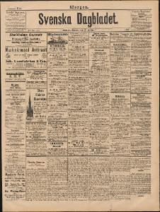 Svenska Dagbladet Tisdagen den 28 Oktober 1890